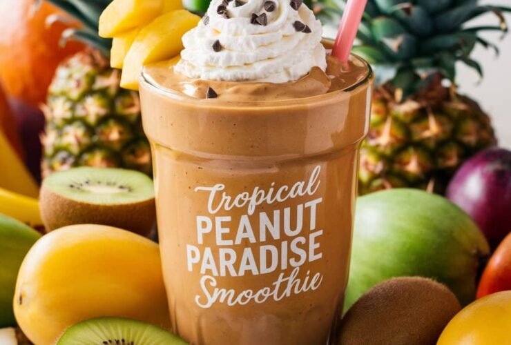 peanut paradise tropical smoothie