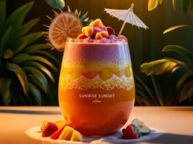 Tropical Smoothie Sunrise Sunset Recipe