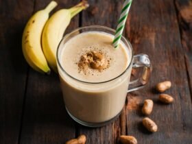 peanut butter and banana smoothie