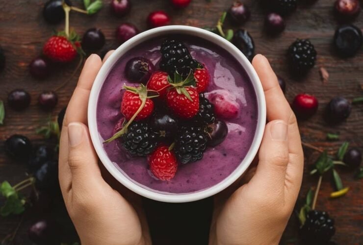 purple smoothie berry