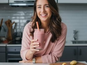 Strawberry Banana Protein Smoothie