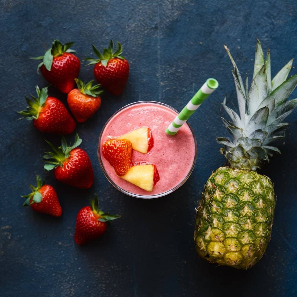 strawberry pineapple smoothie