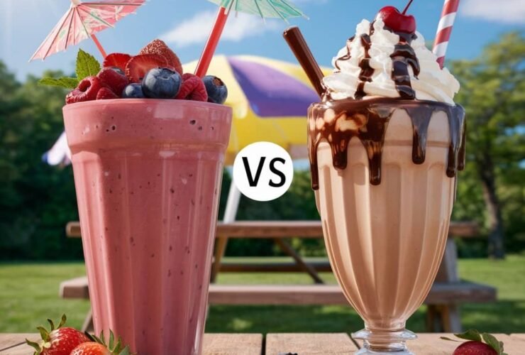 smoothie vs milkshake